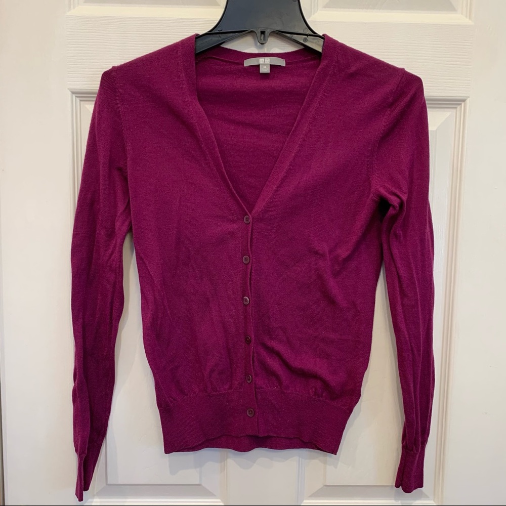 Uniqlo 100% Wool Cardigan